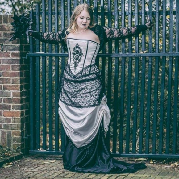 princess polly baby blue dress Ode to the Gothic Bride